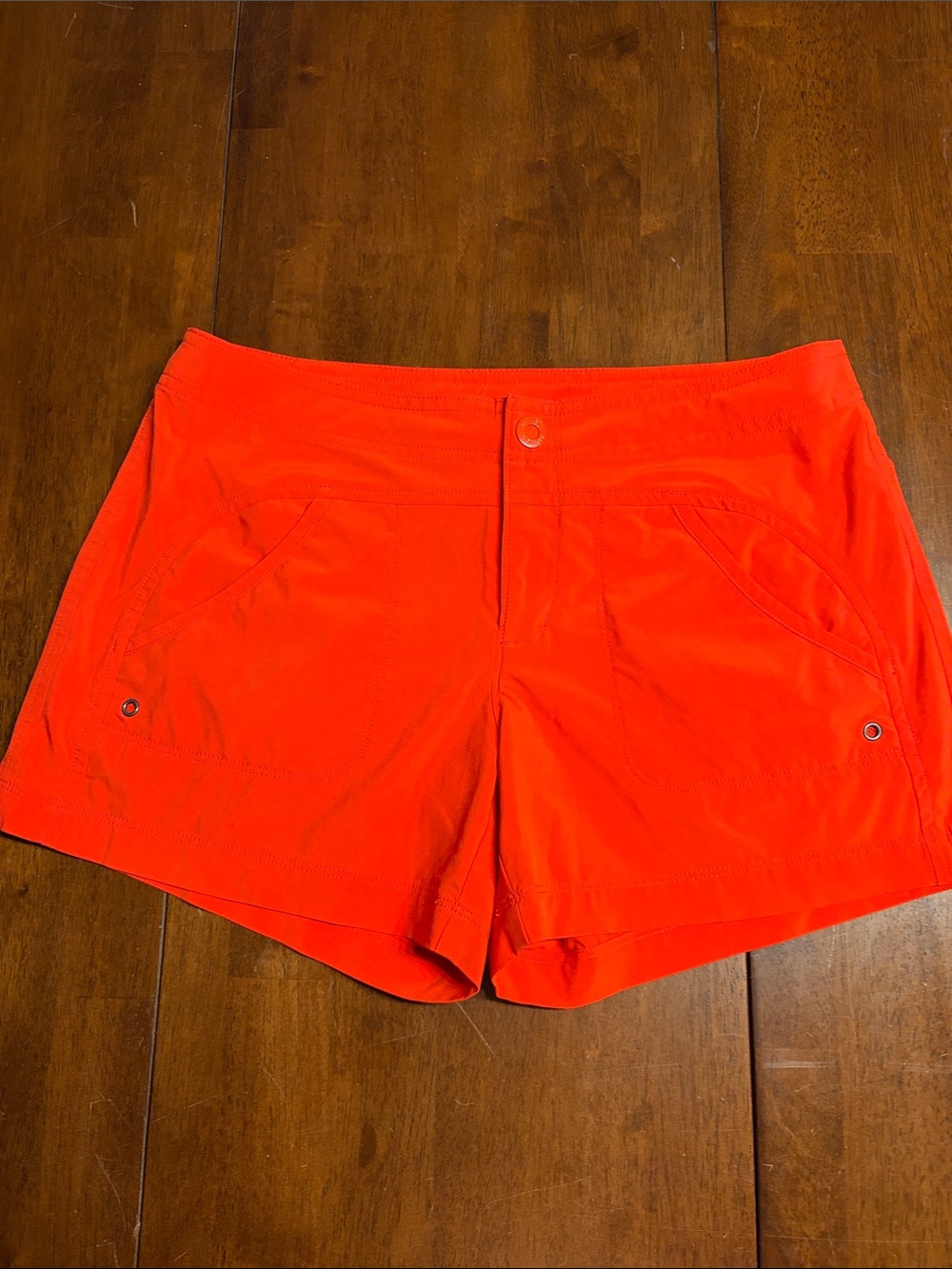 Athleta Vibrant Orange Athletic Shorts